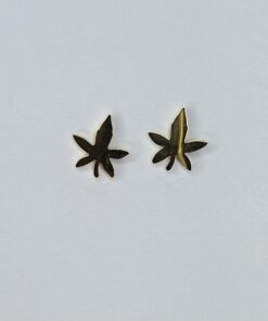 Studs Autumn Leaf - goud