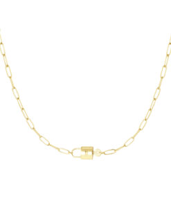 Slot ketting - goud