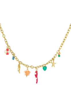 Peper bedel ketting - goud