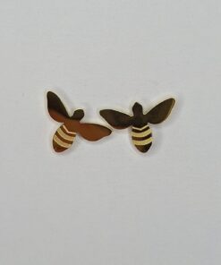 Studs flying Bee - goud