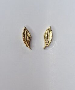 Studs Veertje - goud