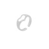 Open hart ring klein - zilver - Afbeelding 2
