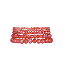 kralen armband - cherry