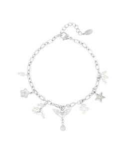 Charm bracelet angel dust - zilver