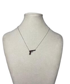 Gun ketting - zilver