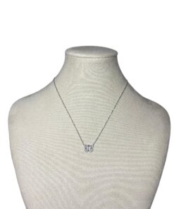 vlinder ketting - zilver
