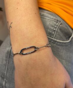 Alternative view of Schakel armband - zilver