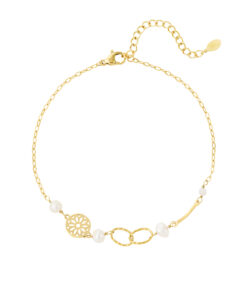 Anklet with charms - Gold