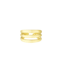Vintage drielaagse ring - goud