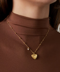 Alternative view of Love you ketting - Goud