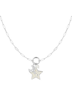 Bedelketting starry dreams - Zilver