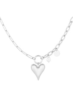 Ketting pearl baby - Zilver