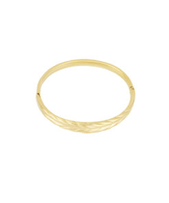 Subtle relief bracelet - Gold