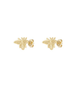 Bee happy earrings - Gold