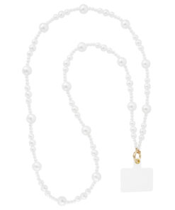 Phone cord pearl power - Gold