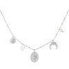 Moony necklace - Zilver