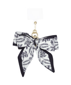 Phone cord bow perfection – dark bleu