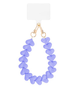 Hart telefoonkoord - paars