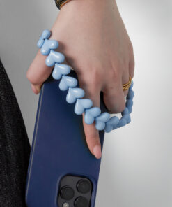 Alternative view of Hart tefeloonkoord – blauw