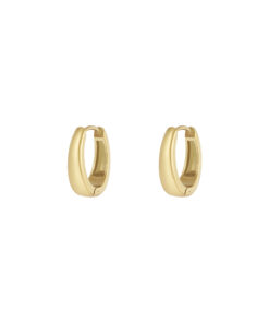 Graceful mini hoops oorbellen - Goud