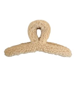 Teddy haarklem - Beige