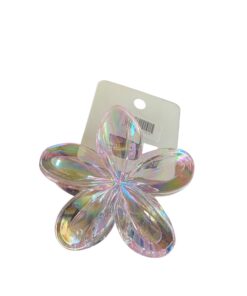 Bloemen haarklem – Metallic Multi