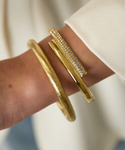 Alternative view of Armband met steentjes - Goud